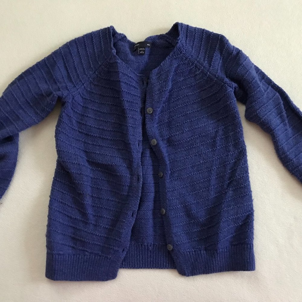 GAP Girls Size S (Age 6-7), Periwinkle Blue Cardigan